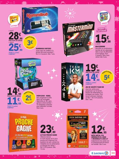 Catalogue E.Leclerc - E.Leclerc - Jouets valable dès le 13/10 au 05/12 - page 111