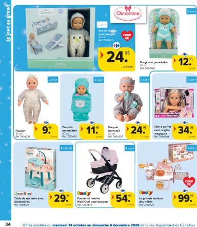 Folder Carrefour - Carrefour - Catalogue Jouets van 14/10 tot 06/12 - side 34