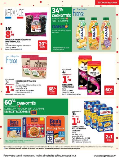 Catalogue Auchan - Auchan - 25 jours 2 hypers - Hypermarché valable dès le 03/11 au 08/11 - page 41