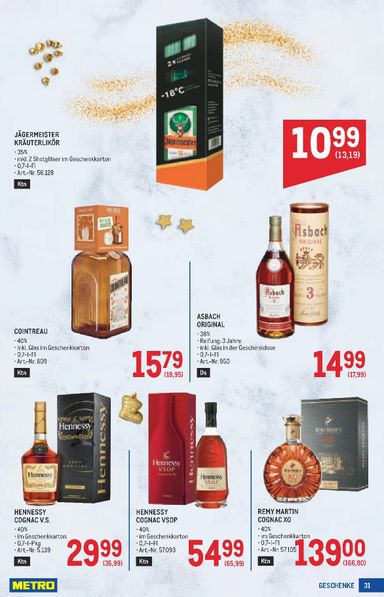 METRO-Flugblatt - Metro - Weihnachtsdeko gültig ab 15.10. bis 24.12. - seite 31