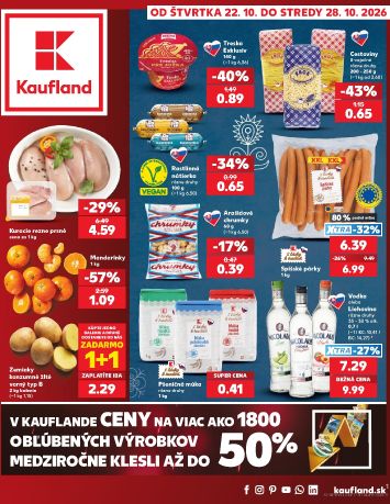 Leták Kaufland - Kaufland od 22.10. do 28.10. - strana 1