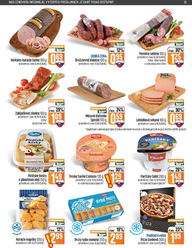 Leták COOP Jednota - COOP Jednota od 29.10. do 04.11. - strana 15