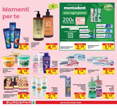 Volantino Eurospar - Eurospar valido dal 15/10 al 28/10 - pagina 22