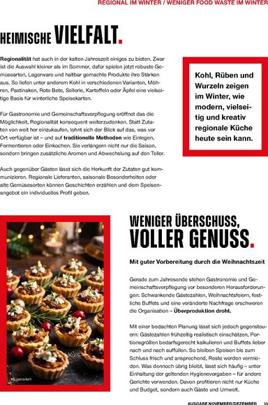 Prospekt Handelshof - Handelshof - Appetizer Magazin gültig ab 01.11. bis 31.12. - seite 15