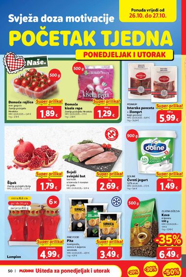 Katalog Plodine - Plodine vrijedi od 21.10. do 27.10. - stranica 50
