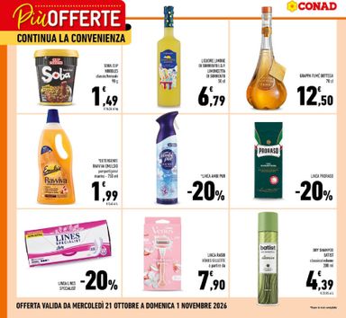 Volantino Conad - Conad - Più offerte continua la convenienza valido dal 21/10 al 01/11 - pagina 2