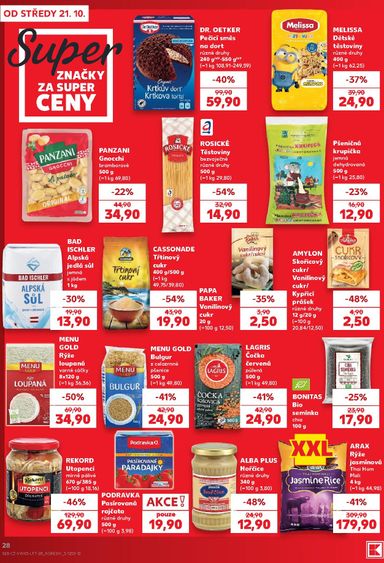 Leták Kaufland - Kaufland - Praha 4 od 21.10. do 27.10. - strana 28