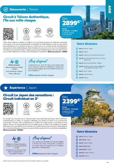 Catalogue Carrefour - Carrefour - Séjours & Circuits valable dès le 14/08 au 31/03 - page 35