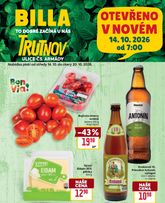 Billa - Speciál: Trutnov platný od středy 14.10.2026