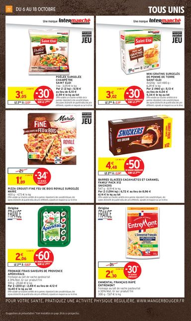 Catalogue Intermarché - Intermarché valable dès le 06/10 au 18/10 - page 22