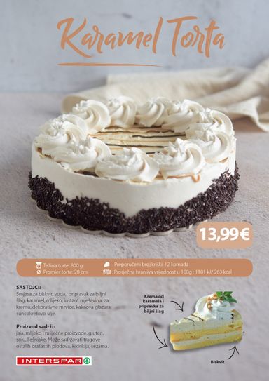 Katalog SPAR - SPAR - Torte vrijedi od 19.01. do 31.12. - stranica 10