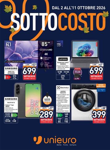Volantino Unieuro - Unieuro valido dal 02/10 al 11/10 - pagina 1