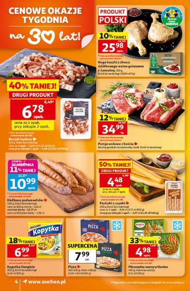 Leták Auchan Poľsko - Supermarket Auchan Poľsko od 29.10. do 04.11. - strana 4