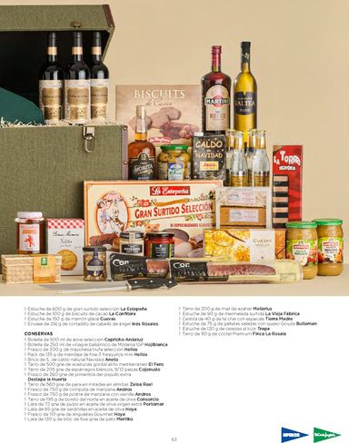Folleto El Corte Inglés - El Corte Inglés - Cestas de Navidad del 09/10 al 25/12 - página 63
