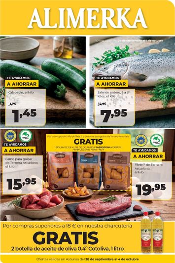 Folleto Alimerka - Alimerka del 29/09 al 04/10 - página 1