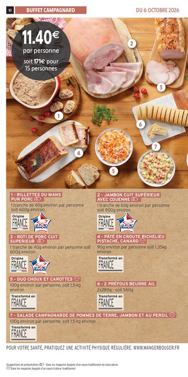 Catalogue Intermarché - Intermarché - Les Menus Traiteur valable dès le 06/10 au 28/03 - page 10
