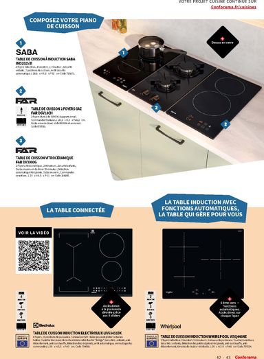 Catalogue Conforama - Conforama - Guide Cuisine valable dès le 01/03 au 31/12 - page 43