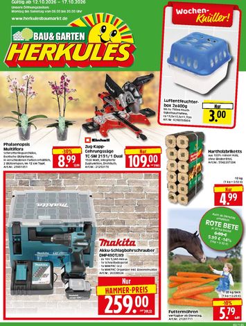 Prospekt Herkules - Herkules - Bau & Garten gültig ab 12.10. bis 17.10. - seite 1