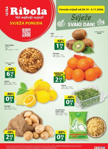 Katalog Ribola - Ribola - Super ponuda vrijedi od 28.10. do 03.11. - stranica 1