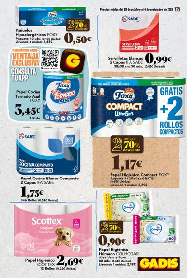 Folleto Gadis - Gadis del 29/10 al 04/11 - página 45
