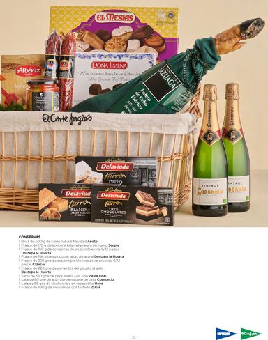 Folleto El Corte Inglés - El Corte Inglés - Cestas de Navidad del 09/10 al 25/12 - página 35