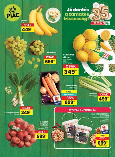 Akciós újság Spar - SPAR érvényes 10.29.-tól 11.04.-ig - 5 oldal