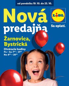 Lidl - Nová predajňa v Žarnovici