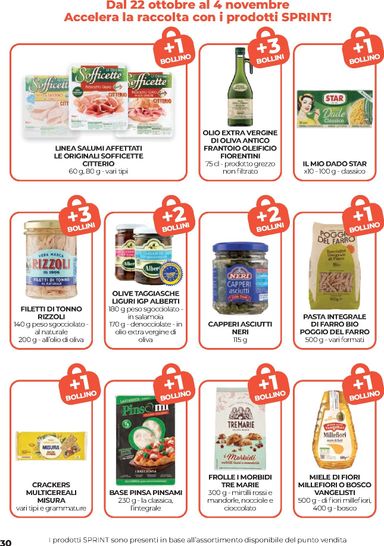 Volantino Coop Firenze - Coop Firenze - Il tuo supermercato valido dal 22/10 al 04/11 - pagina 30