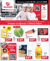 Selgros cash&carry - Oferta dla gastronomii obowiązuje od czwartku 22.10.2026