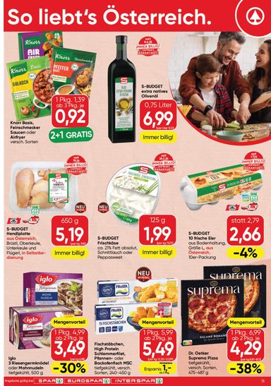 SPAR-Flugblatt - SPAR gültig ab 22.10. bis 04.11. - seite 13