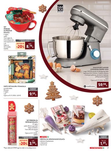 Katalog INTERSPAR - Interspar - Pečenje kolača vrijedi od 07.10. do 15.12. - stranica 9