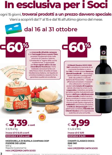 Volantino Coop Firenze - Coop Firenze - Il tuo supermercato valido dal 22/10 al 04/11 - pagina 2