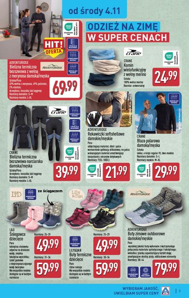 Gazetka ALDI - ALDI - Artykuły przemysłowe i tekstylia od 04.11. do 07.11. - strona 3