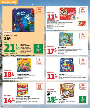 Catalogue Auchan - Auchan - Jouets de Noël valable dès le 16/10 au 06/12 - page 90