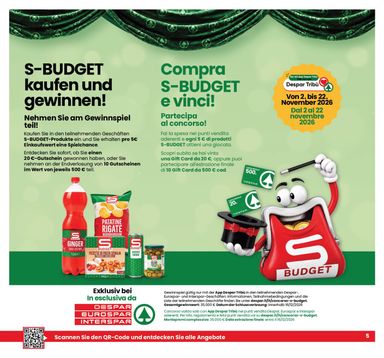 Volantino Eurospar - Eurospar - Bozen, Bolzano valido dal 29/10 al 11/11 - pagina 5