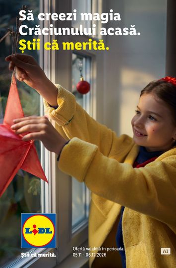 Catalogul Lidl - Lidl - Decorațiuni de la 05.11. până la 31.12. - pagina 1