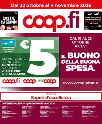Volantino Coop Firenze - Coop Firenze valido dal 22/10 al 04/11 - pagina 1