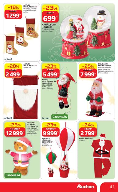 Akciós újság Auchan - Auchan Hipermarket érvényes 10.22.-tól 11.25.-ig - 41 oldal