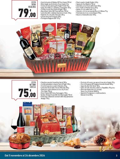 Volantino Spazio Conad - Spazio Conad - Ceste & vini valido dal 05/11 al 24/12 - pagina 3