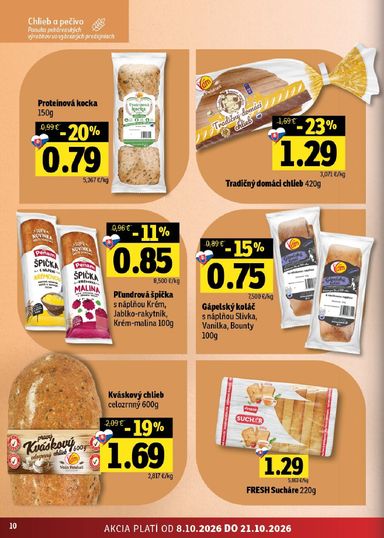 Leták FRESH - Fresh - Východné Slovensko od 08.10. do 21.10. - strana 10