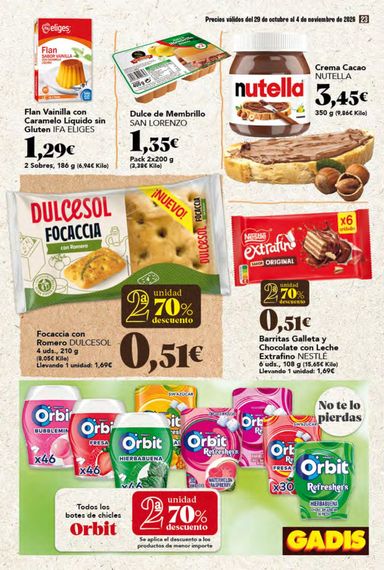 Folleto Gadis - Gadis del 29/10 al 04/11 - página 23