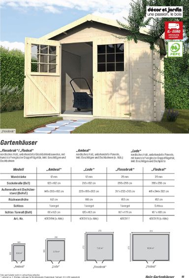 Prospekt toom - Toom - Gartenhäuser & Carports gültig ab 01.03. bis 31.12. - seite 11