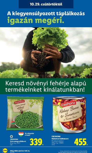 Akciós újság Lidl - Lidl érvényes 10.29.-tól 11.04.-ig - 30 oldal