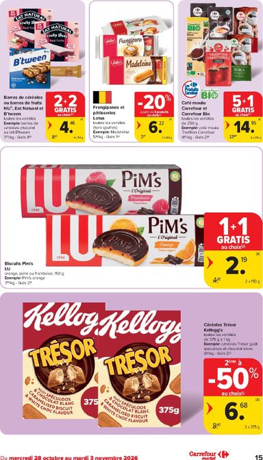 Folder Carrefour Market - Carrefour Market van 28/10 tot 03/11 - side 15