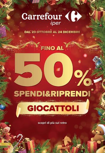 Volantino Carrefour - Carrefour - Catalogo Giocattolo valido dal 23/10 al 24/12 - pagina 1