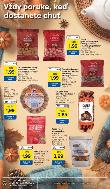 Leták Tesco - Tesco supermarket od 28.10. do 03.11. - strana 14