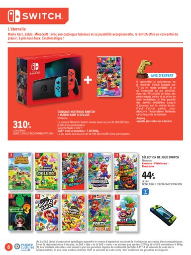 Catalogue E.Leclerc - E.Leclerc - Le guide jeu vidéo valable dès le 20/10 au 07/11 - page 8