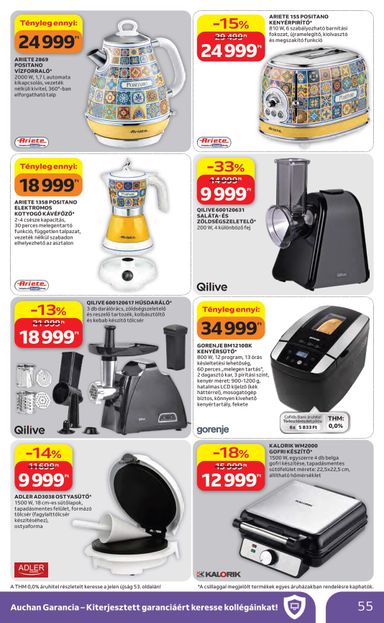 Akciós újság Auchan - Auchan Hipermarket érvényes 10.22.-tól 10.28.-ig - 55 oldal