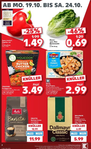 Leták Kaufland Německo - Kaufland Německo od 19.10. do 24.10. - strana 2
