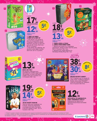Catalogue E.Leclerc - E.Leclerc - Jouets de Noël valable dès le 20/10 au 05/12 - page 103